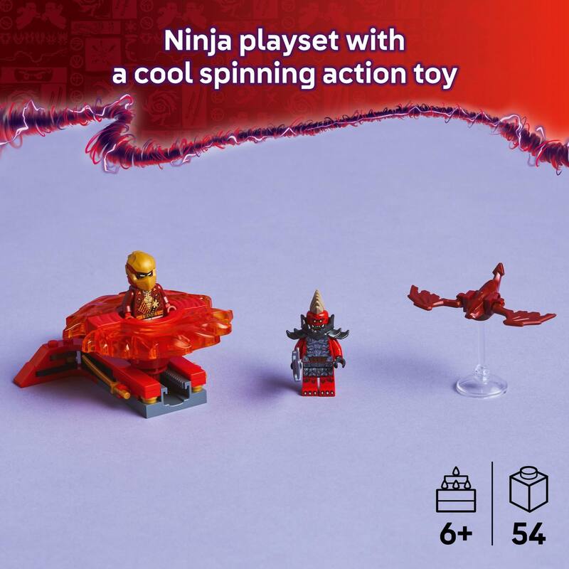 LEGO NINJAGO Kai's Dragon Spinjitzu Spinner 71823 - Brinquedo de